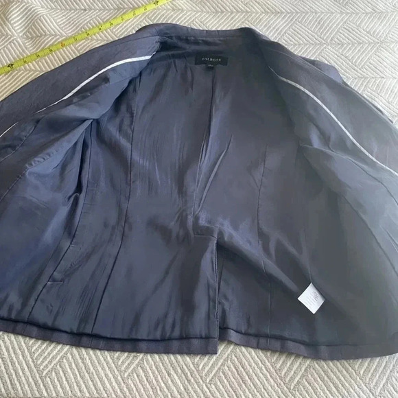 Talbots blue summer weight blazer size 2 - Picture 8 of 9